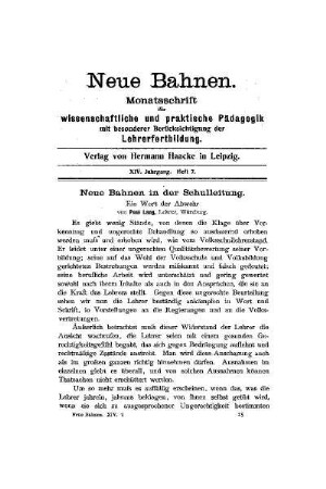 Neue Bahnen in der Schulleitung