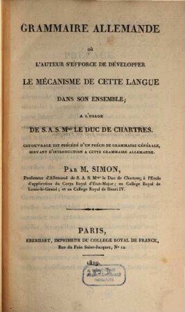 Grammaire allemande