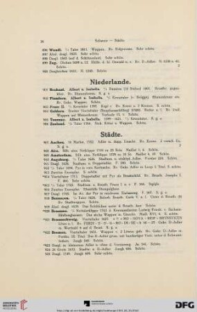 Städte (Nr. 907-1003)