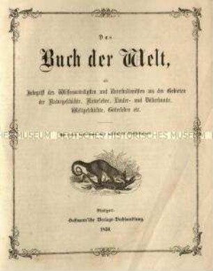 Das Buch der Welt. Jahrgang 1856