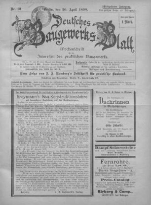58. Jahrgang. Nr. 12.