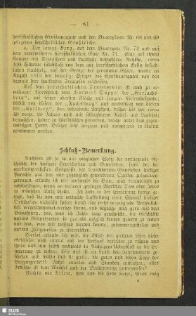 Schluß-Bemerkung