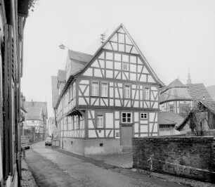 Fachwerkwohnhaus; Büdingen, Schloßgasse 7