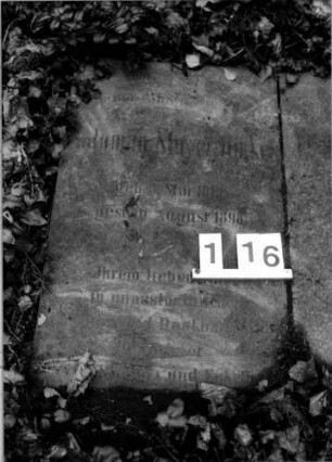 Grabstein B I/1/16 (Detailaufnahme 3)