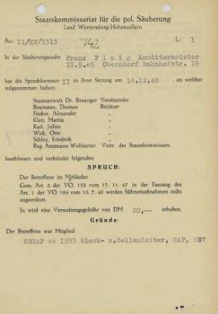 Flaig, Franz