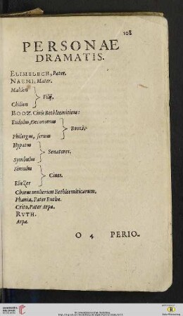Personae dramatis