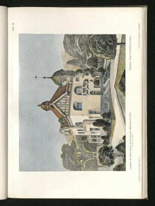 Tafel 48: Landhaus für Herrn Esch in der Villenkolonie Marienburg bei Köln