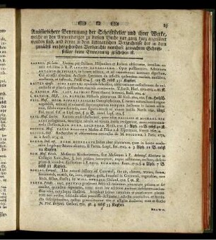 Ausführliche Benennung der Schriftsteller und ihrer Werke...