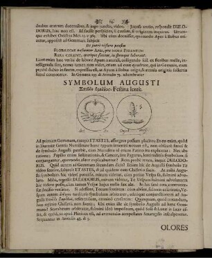 Symbolum Augusti [...] Festina lente