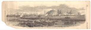 The Burmese war, the Indian Naval Steam Squadron leaving Bombay for Rangoon