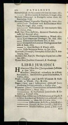 212-227, Libri Juridici. - Libri Miscellan.