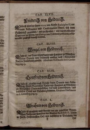Cap. XLVIII. Wenzel von Heldtreich