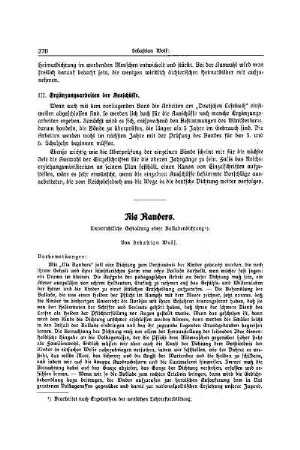 Nis Randers : unterrichtliche Gestaltung einer Balladendichtung