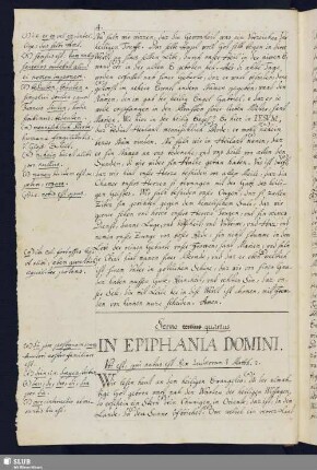 Sermo quartus: In Epiphania Domini.