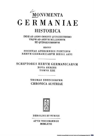 Chronica Austriae