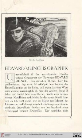 Edvard Munchs Graphik