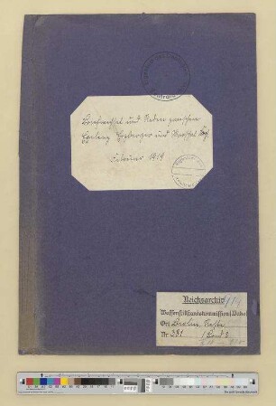 Korrespondenz zwischen Erzberger und Marschall Foch
