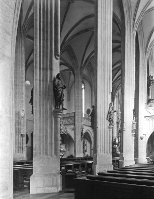 Kutná Hora / Kuttenberg (Tschechien), Erzdekanalkirche des Hl. Jakob, Inneres