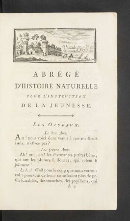 Les oiseaux.