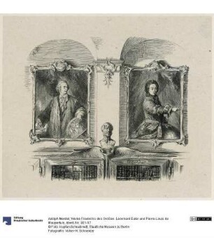 Werke Friedrichs des Großen. Leonhard Euler und Pierre-Louis de Maupertuis