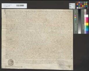 Notarialurkunde über die von den Einsassen von Hülchrath dem Koadjutor Ferdinand geleistete Huldigung.