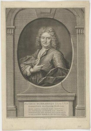 Bildnis des Petrus Burmannus