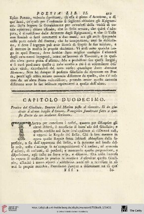 Capitolo duodecimo