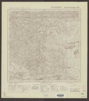 835 Oberammergau ; Topographische Karte von Bayern 1:25.000 [Positionsblätter]
