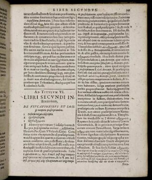 Ad Titulum VI. - Ad Titulum X.