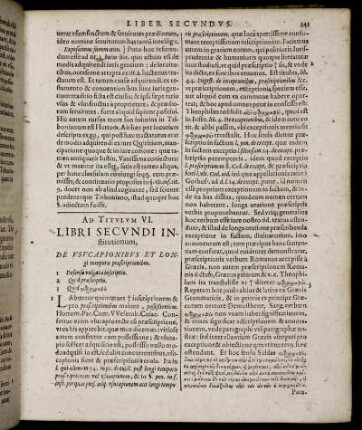 Ad Titulum VI. - Ad Titulum X.