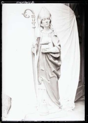 Pfarrkirche; Holzplastik, Heiliger Theodul, Ende des 15. Jahrhunderts
