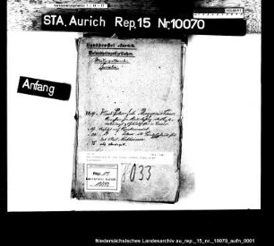 Der Landphysikus Dr. med. Petrus Johannes Plagge im Amt Stickhausen