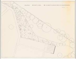 Garten Harting, Espelkamp: Pflanzplan Wildstauden 1:50