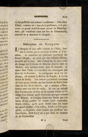 137-146, Description du Bengale