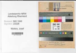 Entnazifizierung Josef Myllera , geb. 26.07.1901 (Bahninspektor)