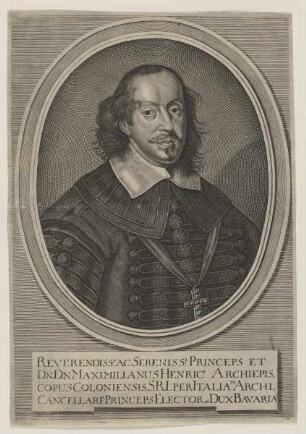 Bildnis des Maximilianus Henricus, Archiepiscopus Colonia