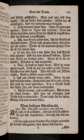 161-170, Vom heiligen Abendmahl (135-142)