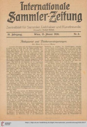 Nr. 2 (15. Jänner)