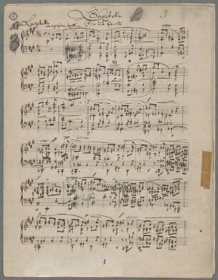 6 Bagatelles, pf - BSB Mus.ms. 12314 : [caption title:] Bagatelle per Piano forte