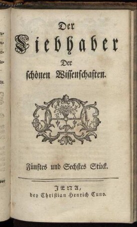 Fünftes und Sechstes Stück