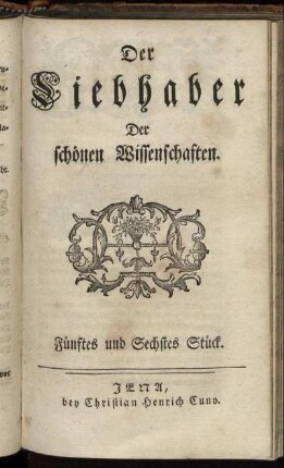 Fünftes und Sechstes Stück