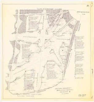 Großer Tiergarten, Berlin: Pflanzplan 1:1000 Abschnitt A