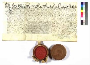 Bischof Philipp Karl verleiht Hohenlohe Neufels.