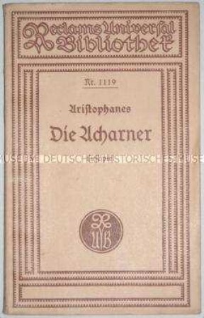 Lustspiel von Aristophanes