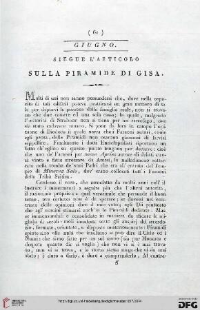 Sulla piramide di Gisa