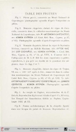 Table des figures