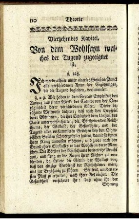 Vierzehendes Kapitel. Von dem Wohlseyn welches der Tugend zugeeignet ist.