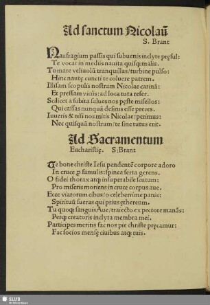 Ad sanctum Nicolaum