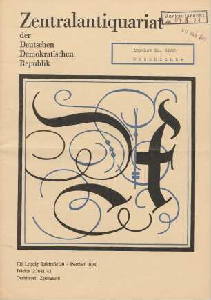 Nr. 1168: Geschichte