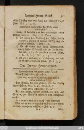 Das Zweyte Haupt-Stück.